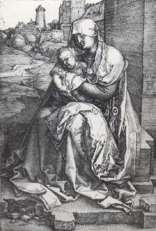 Albrecht Durer The Virgin by the Wall